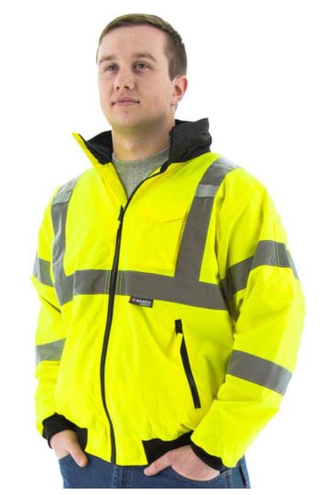 Hi-Vis Bomber Jacket - Removable Liner